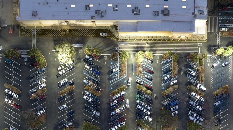 Parking Lot at Night
