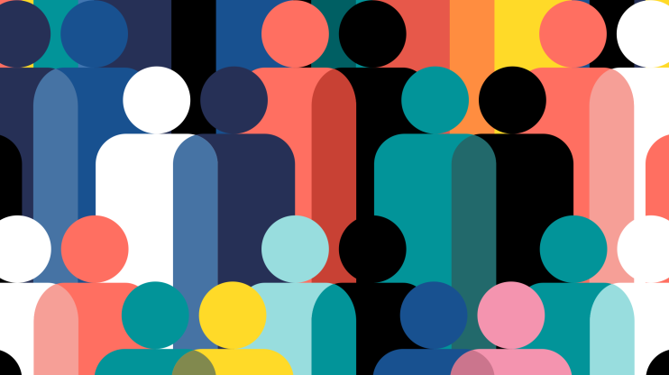 illustrative graphic of people