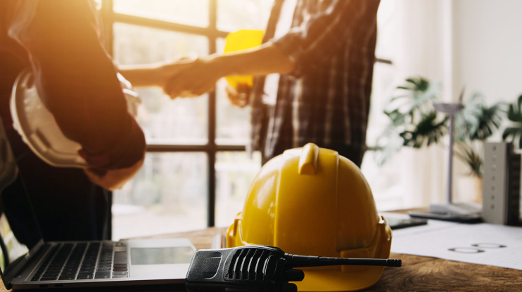 handshake hard hat deal