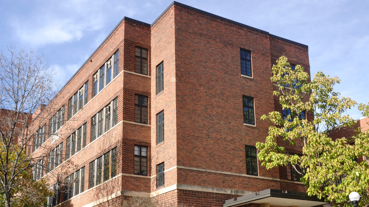 college building outdoor wall