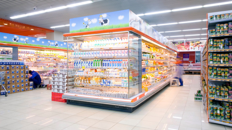 grocery store island