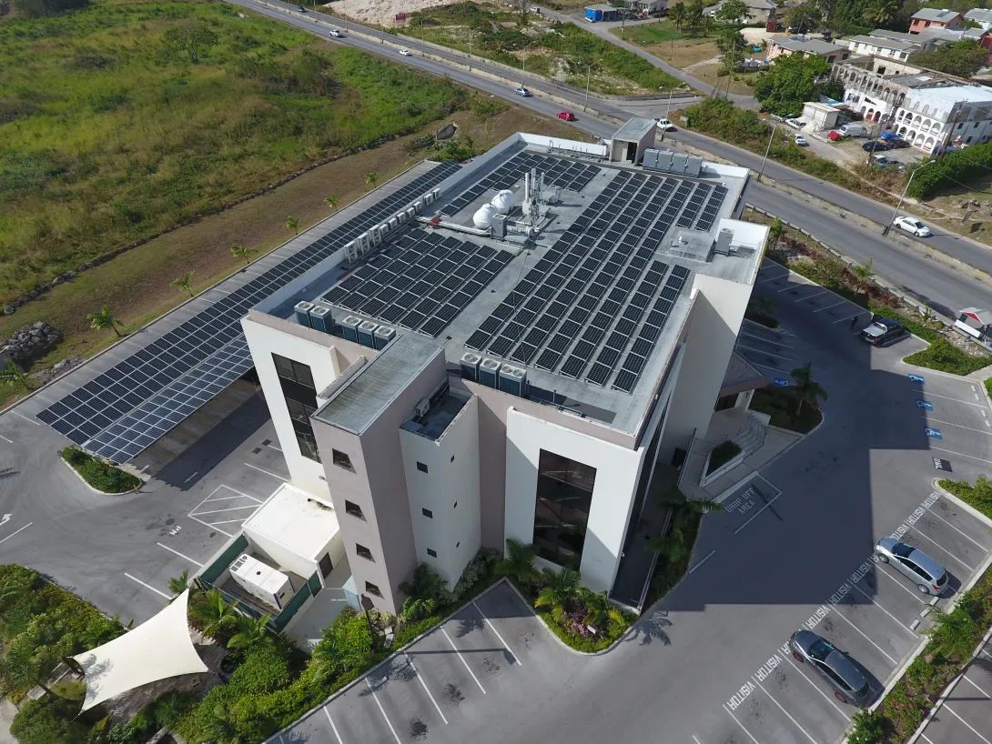 solar panels facility