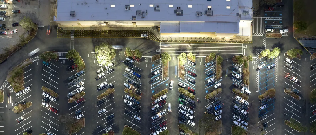 Parking Lot at Night